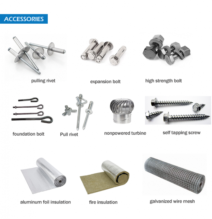 Grid Prefab Steel Structure Commercial Warehouse Lightweight 5