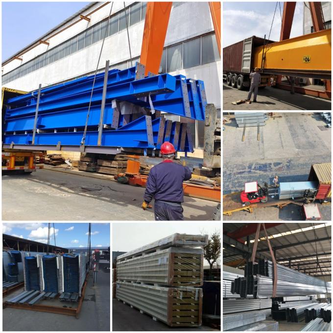 Steel Structure Workshop Industry Building H Type Column C Type Purlin 4