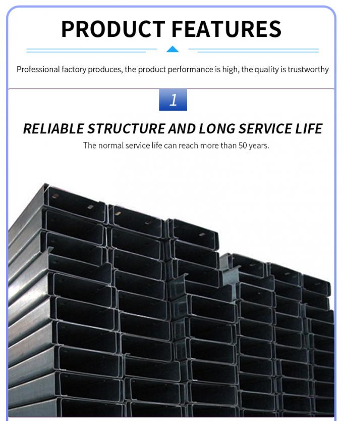 Grid Steel Structure Warehouse Building Fabrication Hot Dip Galvanized 0