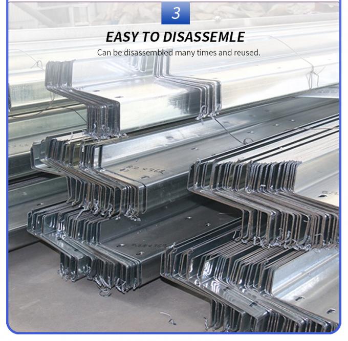 Grid Steel Structure Warehouse Building Fabrication Hot Dip Galvanized 2