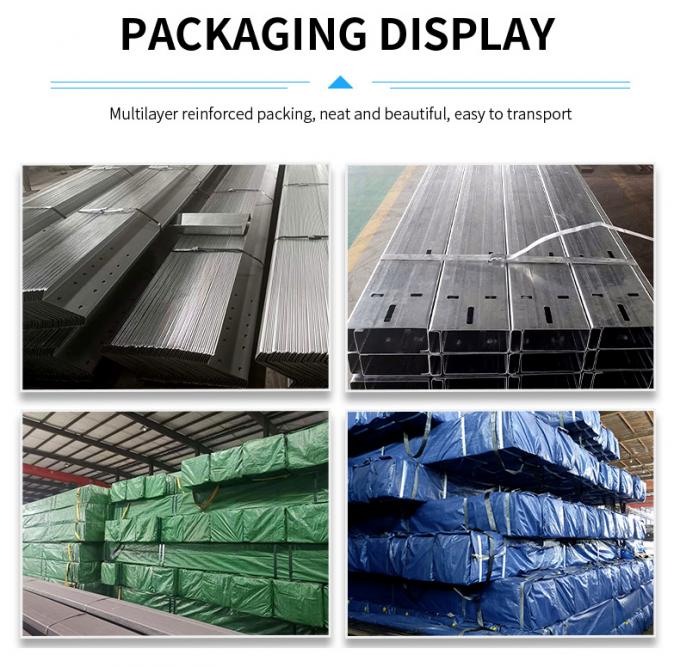 Grid Steel Structure Warehouse Building Fabrication Hot Dip Galvanized 4