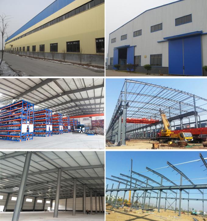 Stable Grid Steel Structure Workshop Prefabricated Building CE 2