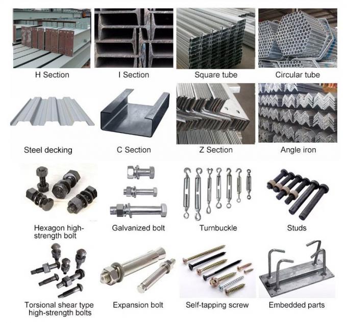 40*100 Grid Steel Structure Building Warehouse Low Cost Advantages 5